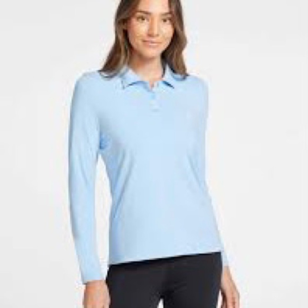 Solbari Australia Long Sleeve Polo UPF50